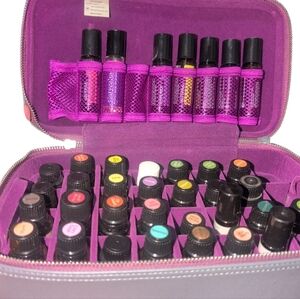 Essential Oil Lot 50+ Bottles France Brand Aromatherapy Set w/ Travel Case Organ